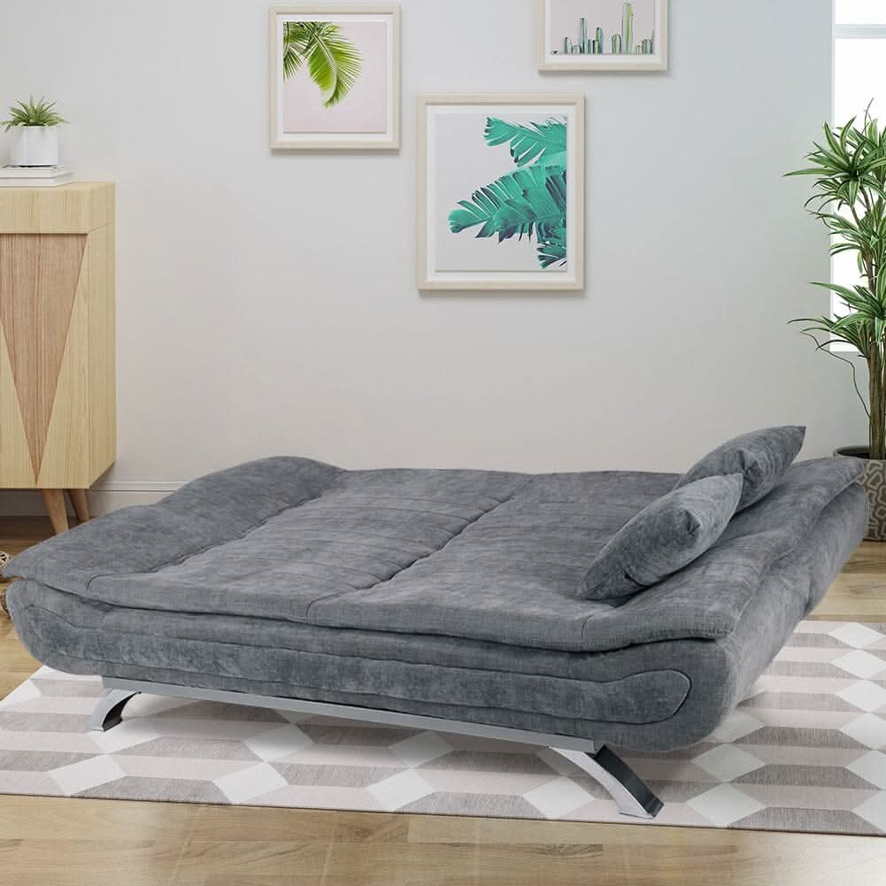 Shell Shaped Convertible Sofa Bed with Dual Functionality