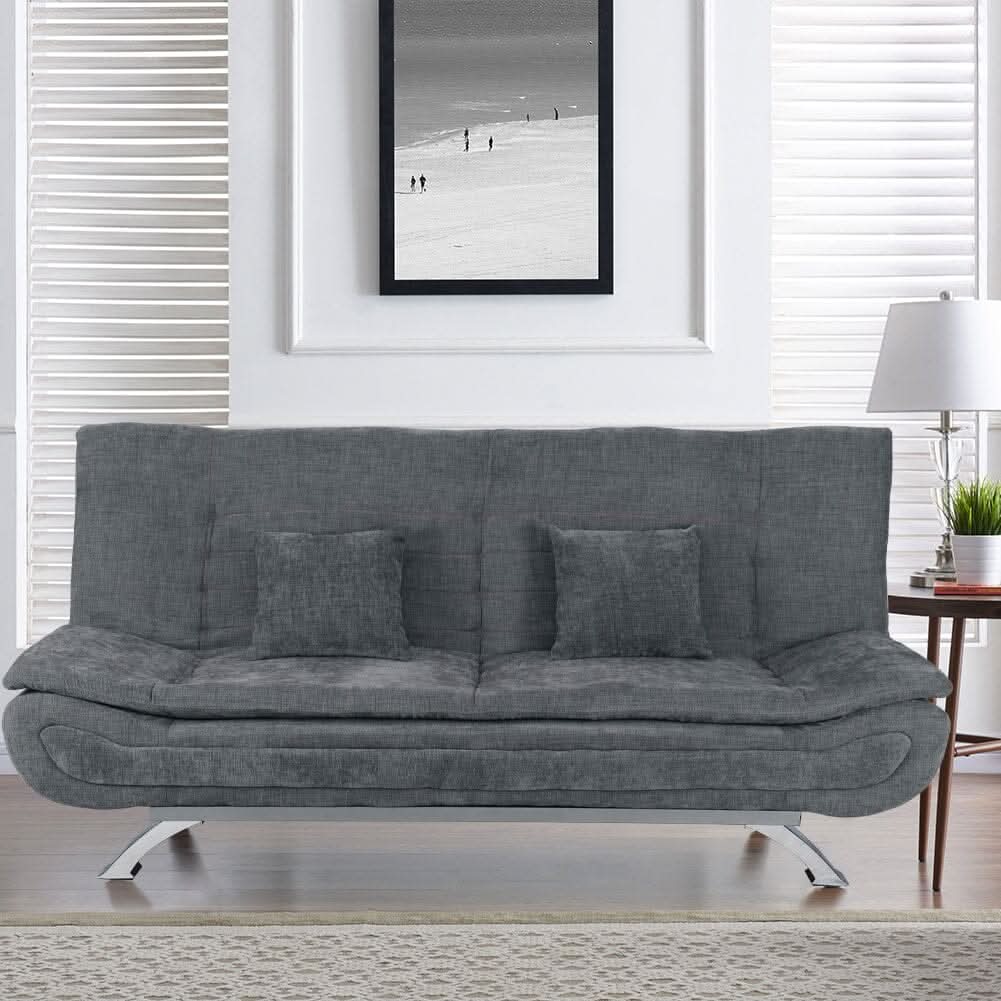 Shell Shaped Convertible Sofa Bed with Dual Functionality