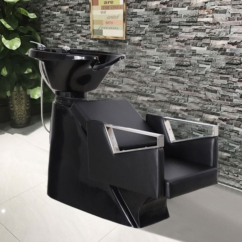 Salon Shampoo Bed Chair Leather Washing Basin Sink