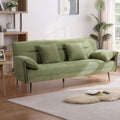 Convertible Sofa Bed with Spring Support and Plush Cushions
