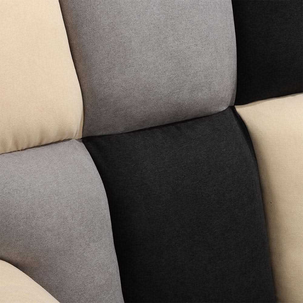 Tufted Linen Upholstered Rocking Chair