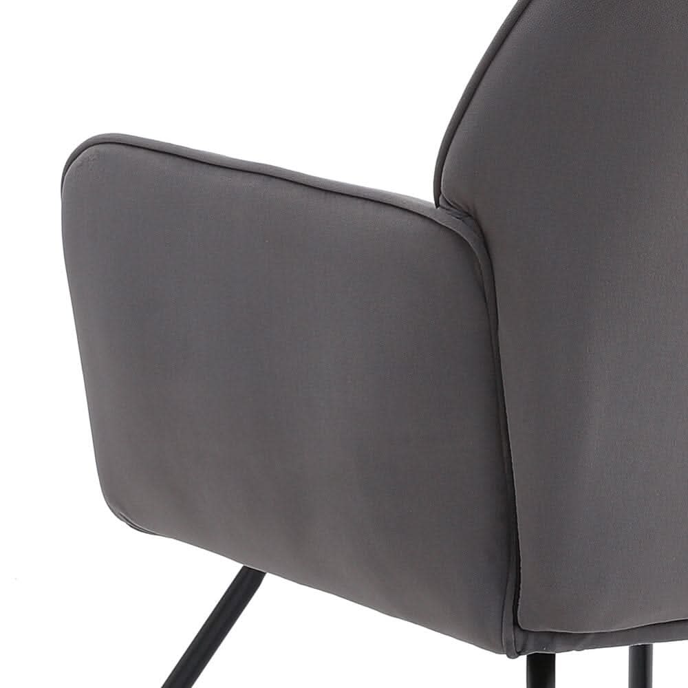 Comfy Grey Nursery Rocking Chair