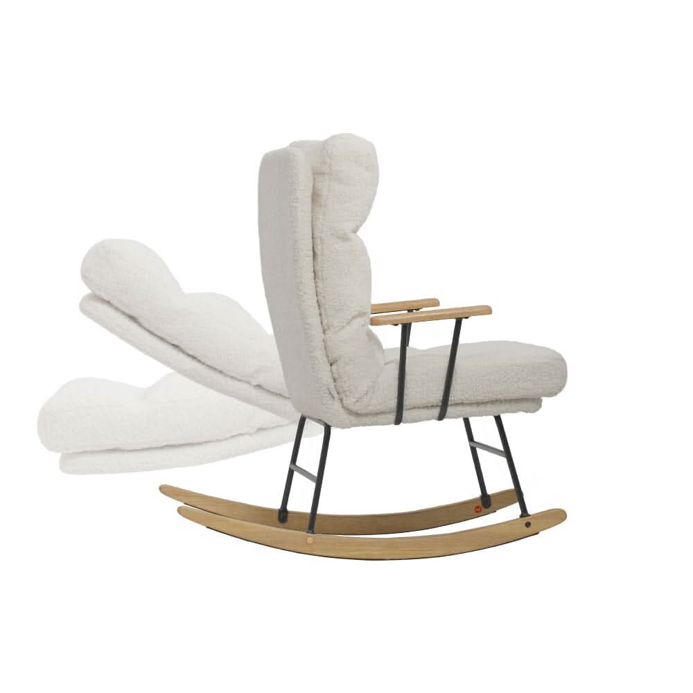 Tufted Upholstered Rocking Chair