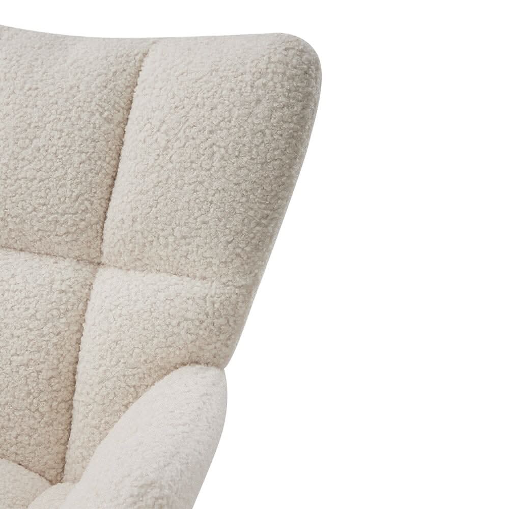 Tufted Upholstered Rocking Chair