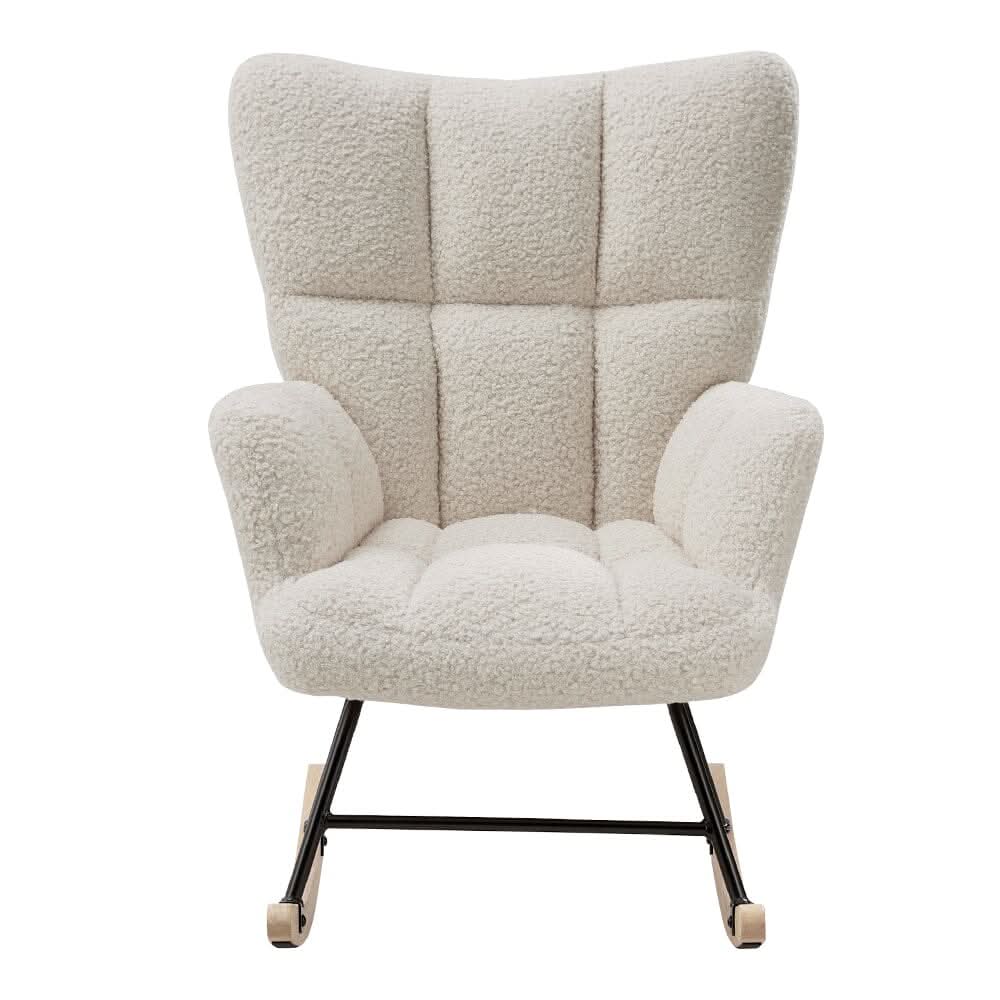Tufted Upholstered Rocking Chair