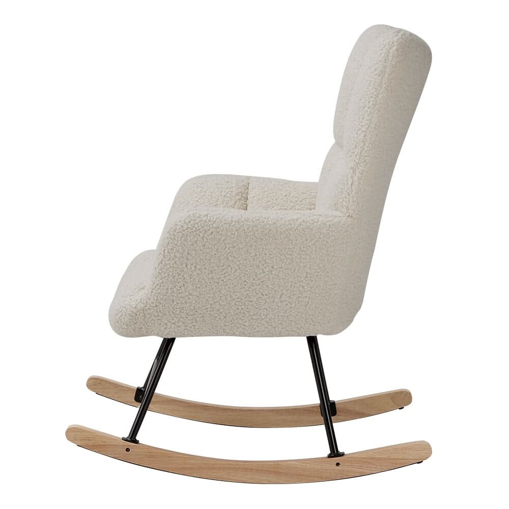 Tufted Upholstered Rocking Chair
