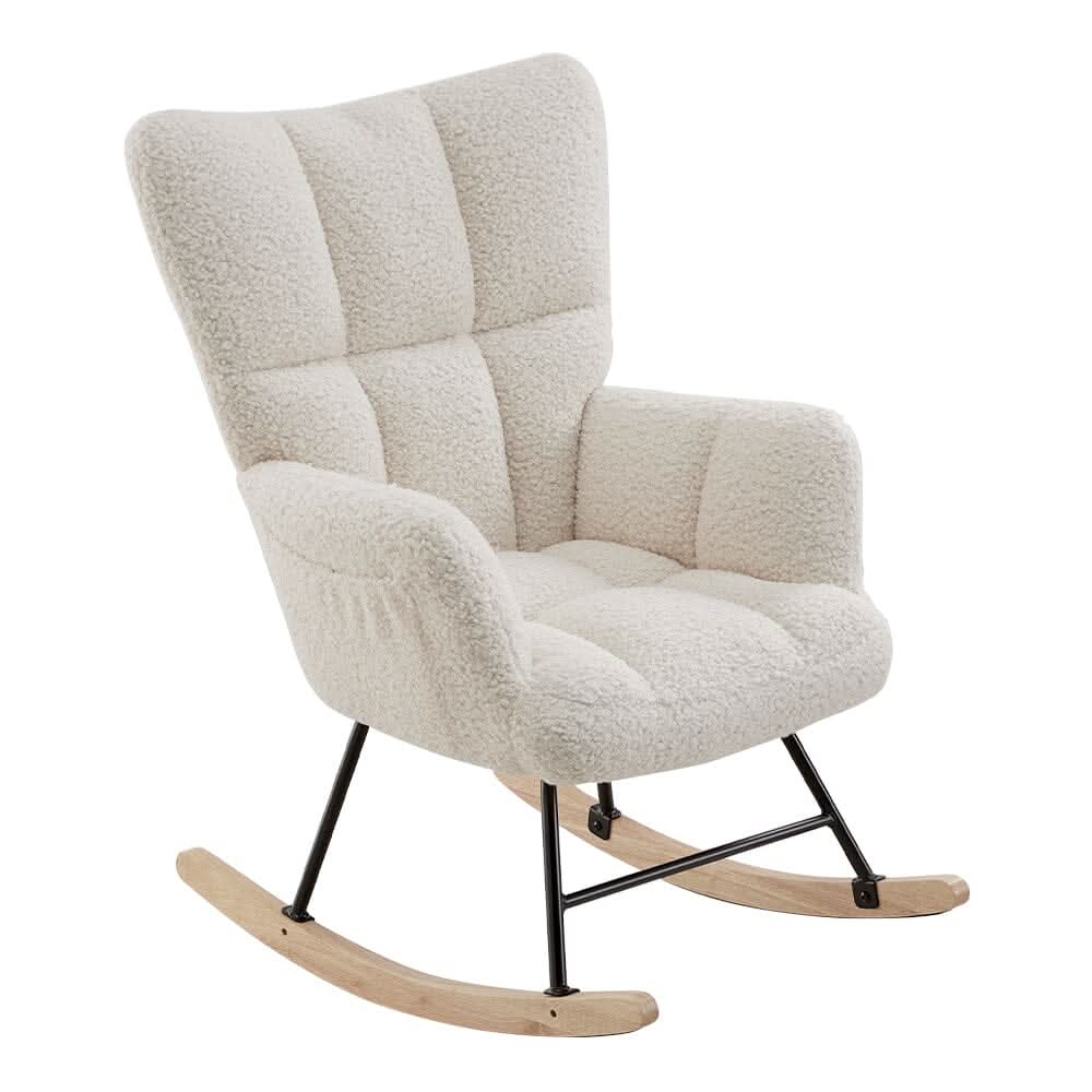 Tufted Upholstered Rocking Chair