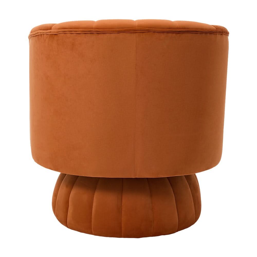 Channel-Tufted Swivel Barrel Chair Collection