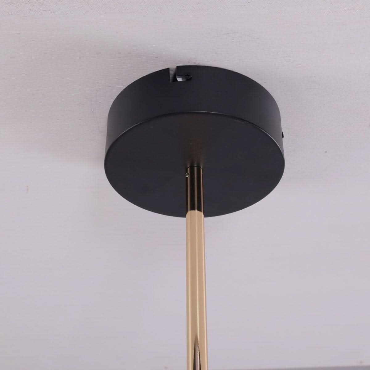 Lightsin Modern Gold LED Chandelier with Glass Shades