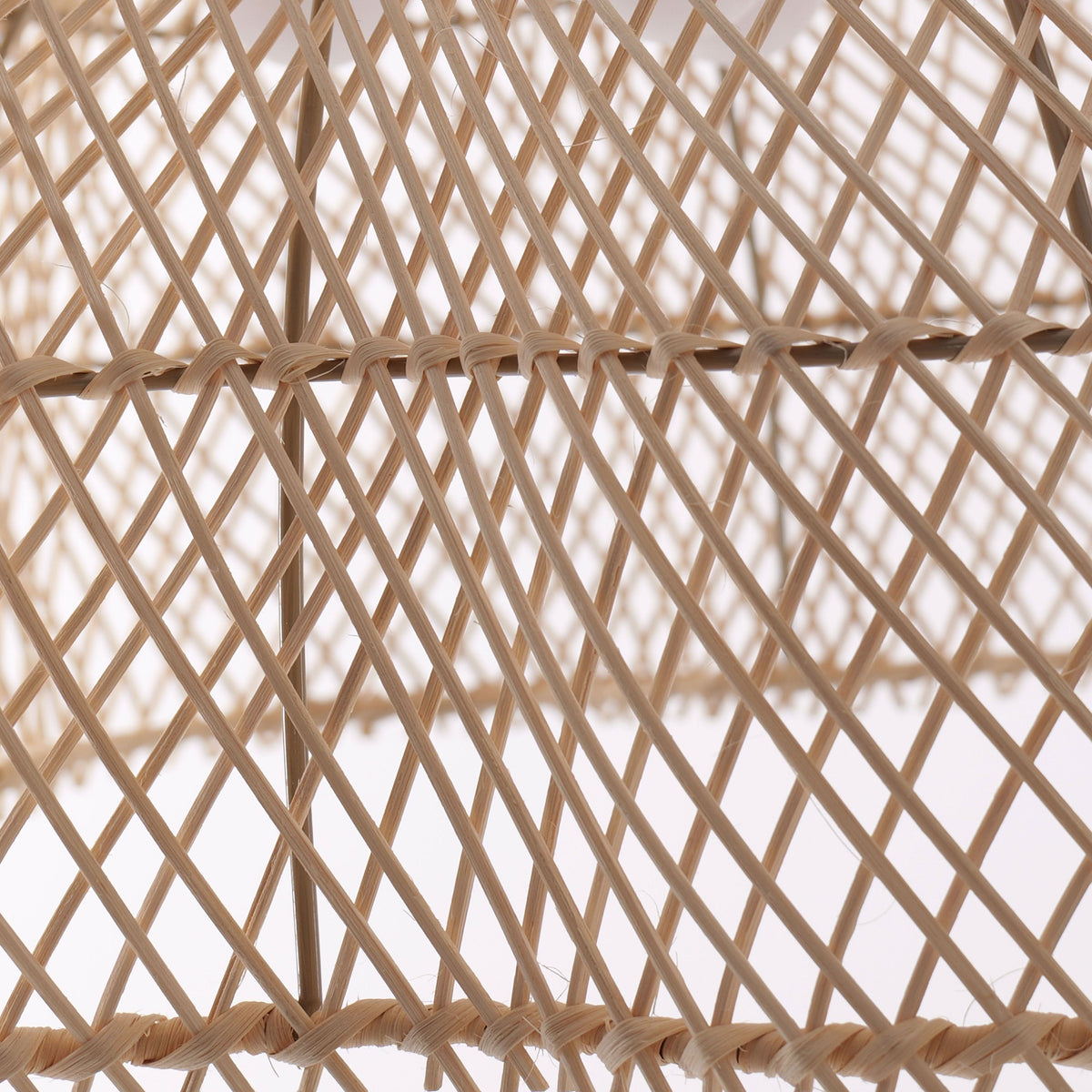 Lightsin Cella-Handcrafted Bamboo Rattan Pendant Light with Tranquil Umbrella Design