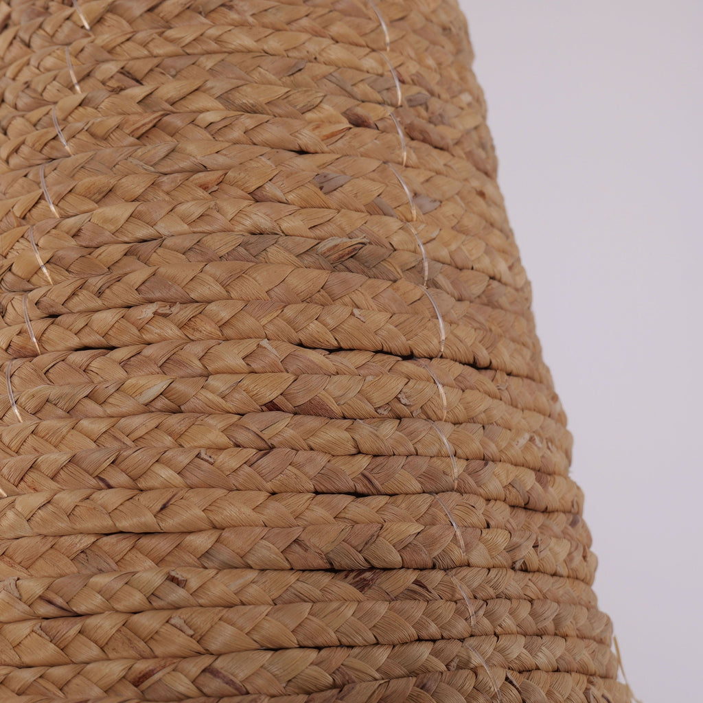 Lightsin Zen Wabi-Sabi Woven Pendant Light with Natural Grass Texture