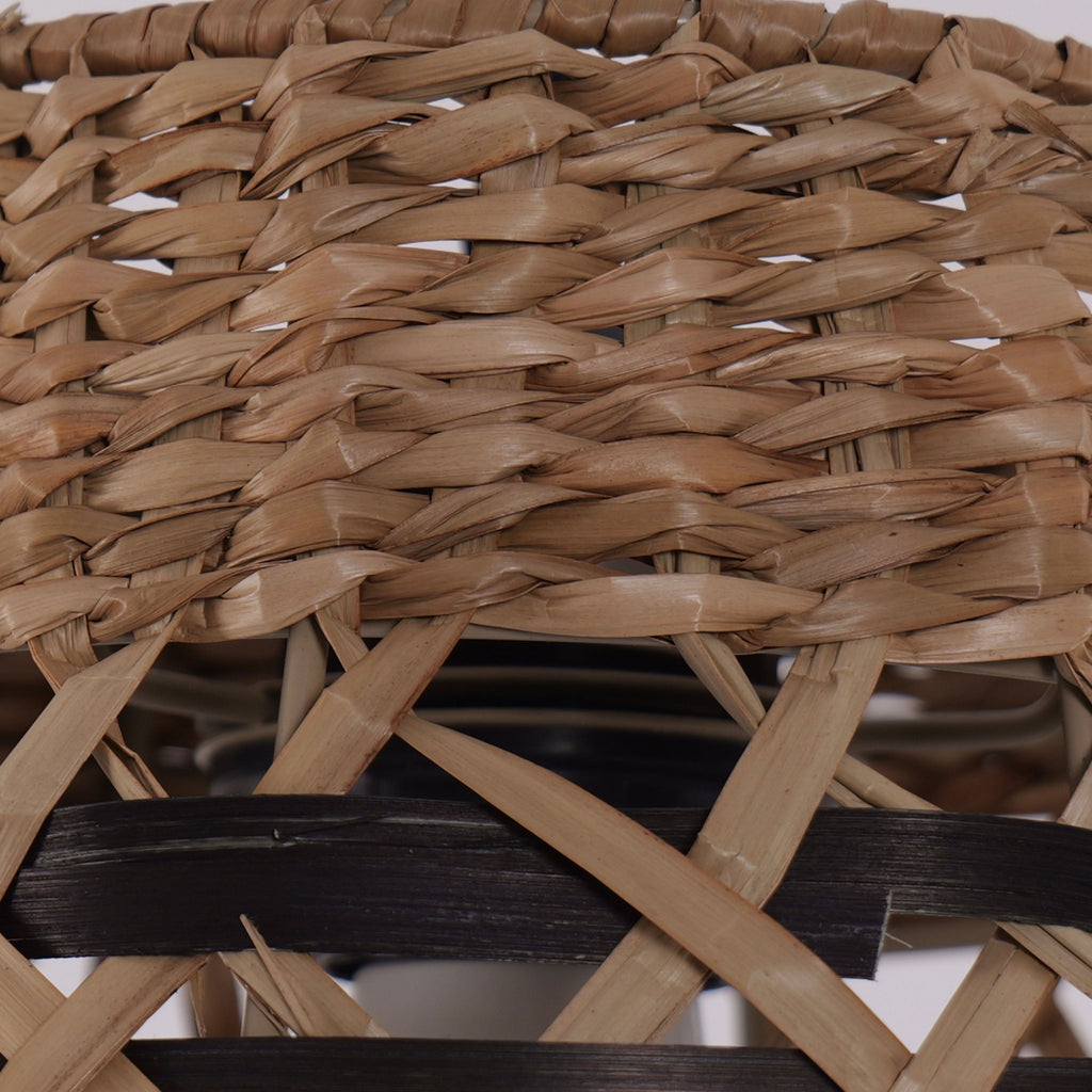 Lightsin Handwoven Paper Rope Pendant Light  Bohemian Rustic Charm