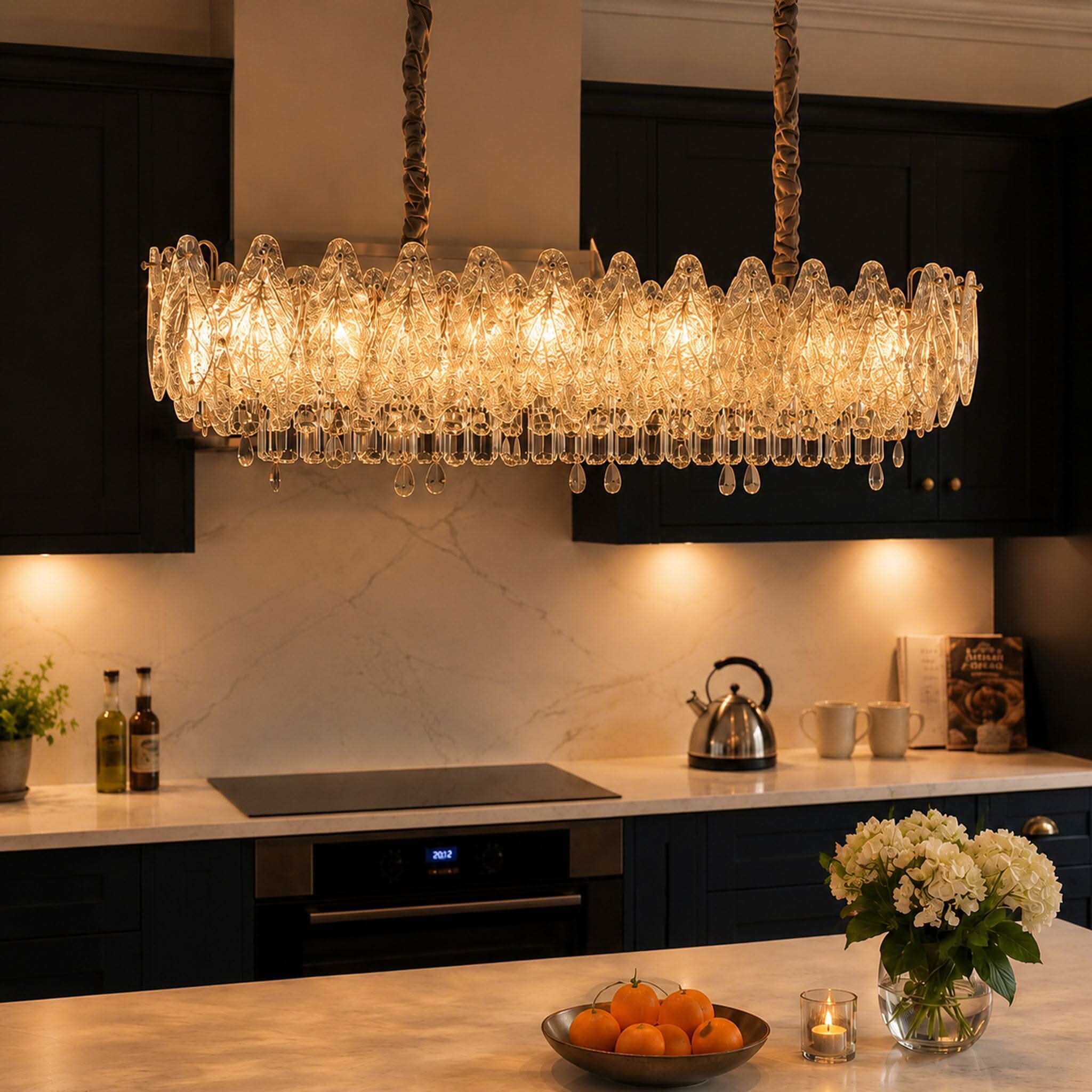 Lightsin Large Pendant Lighting Art Deco Chandelier for Living Room