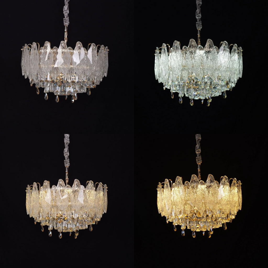 Lightsin Large Pendant Lighting Art Deco Chandelier for Living Room