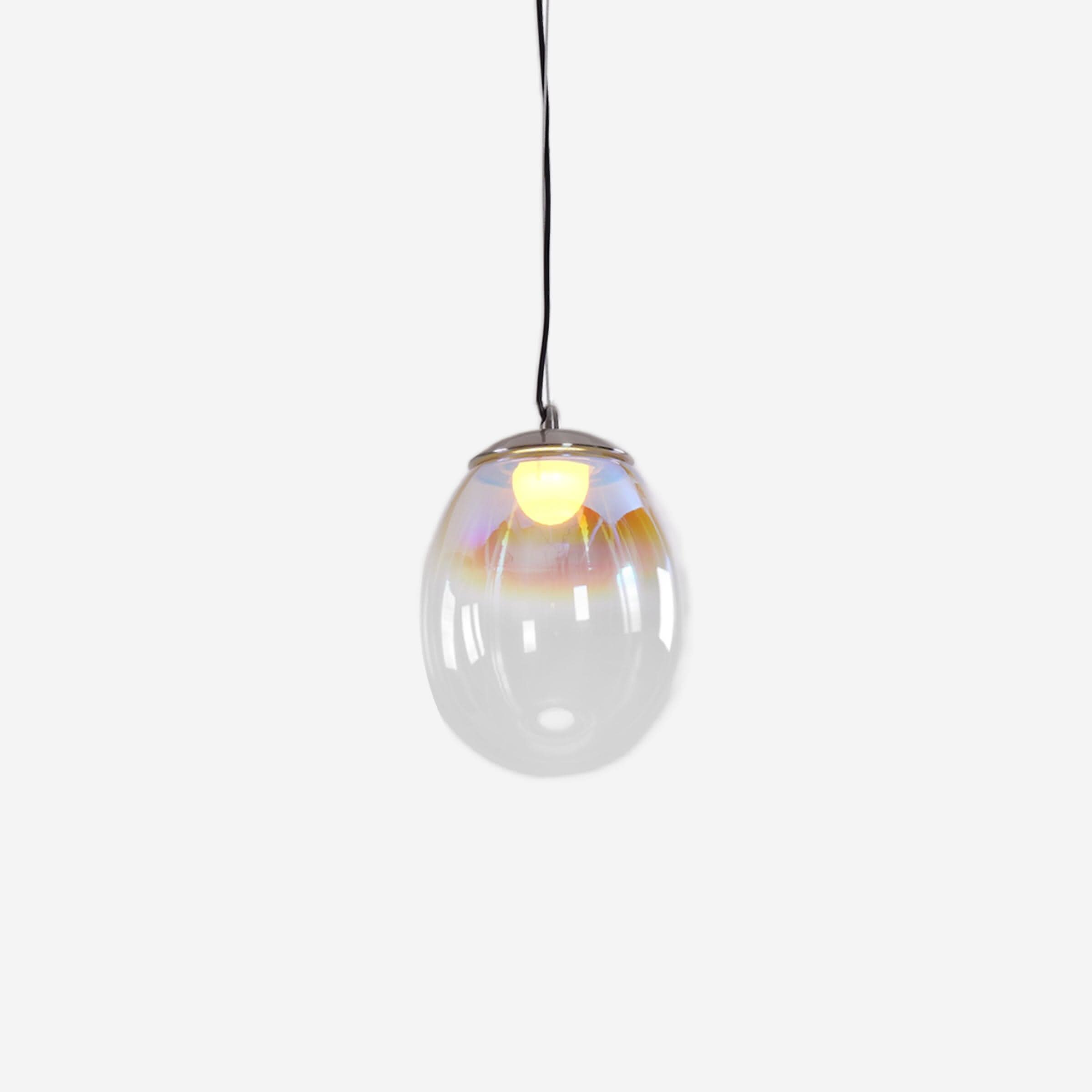 Lightsin Pendant Ceiling Light with Elegant Nebula Coloured Glass