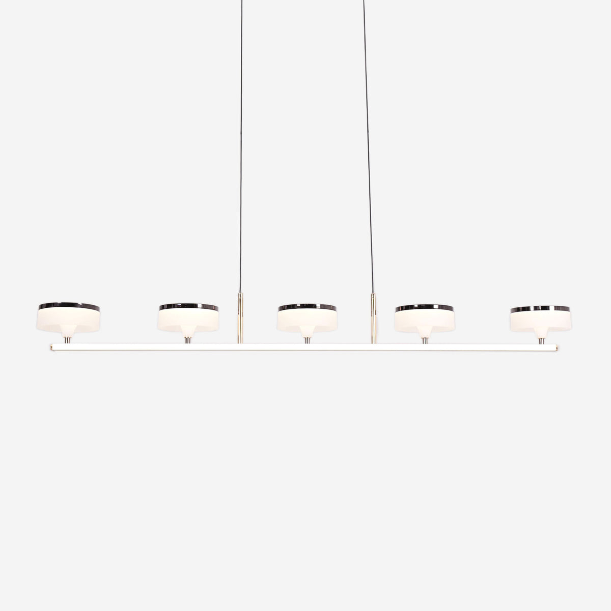 Lightsin Aluminum Acrylic Chandelier with Three-Color Changing