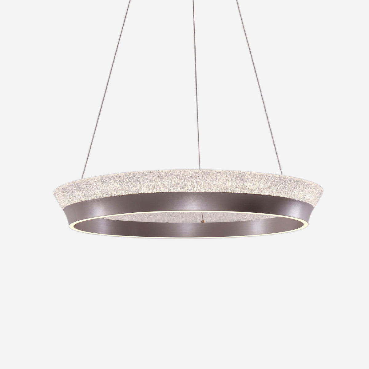 Lightsin Elegant Crystal Ring Chandelier Premium Pendant Light