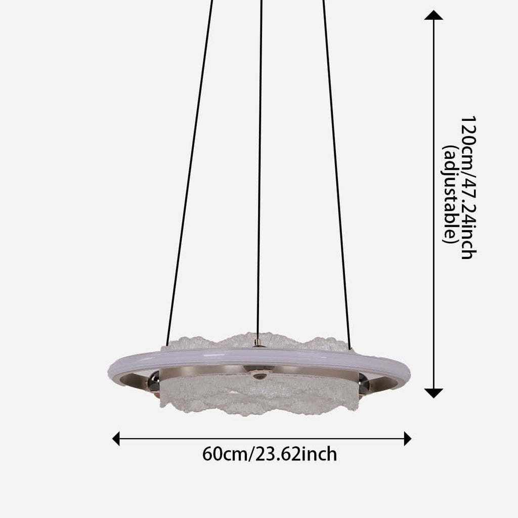 Lightsin Modern Ceiling Pendant Light with Aluminum and Acrylic Design