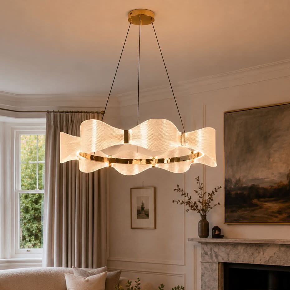Lightsin Modern Minimalist Acrylic Ring Pendant Light