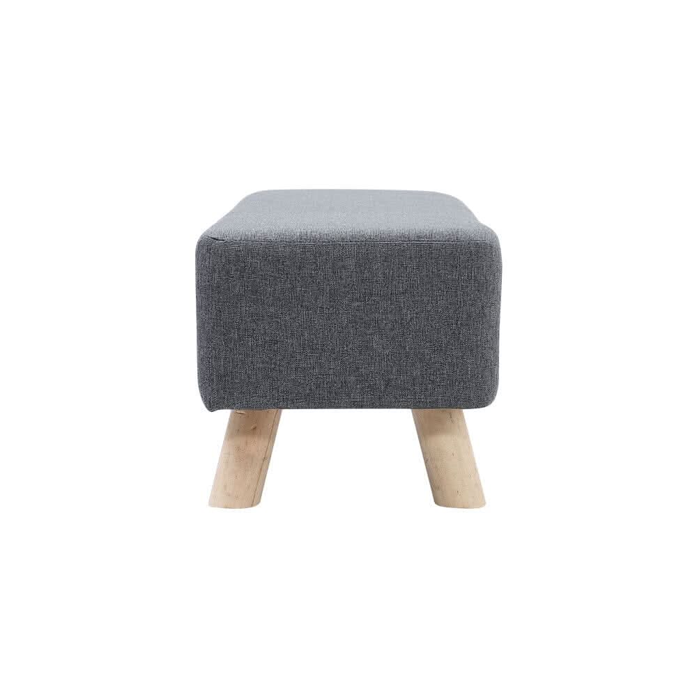 Large Rectangular Entryway Bench Linen Fabric Collection