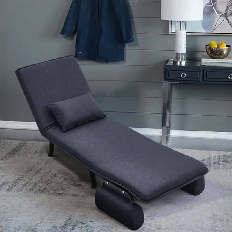 Single Foldable Sofa Bed with Multi-Position Adjustment