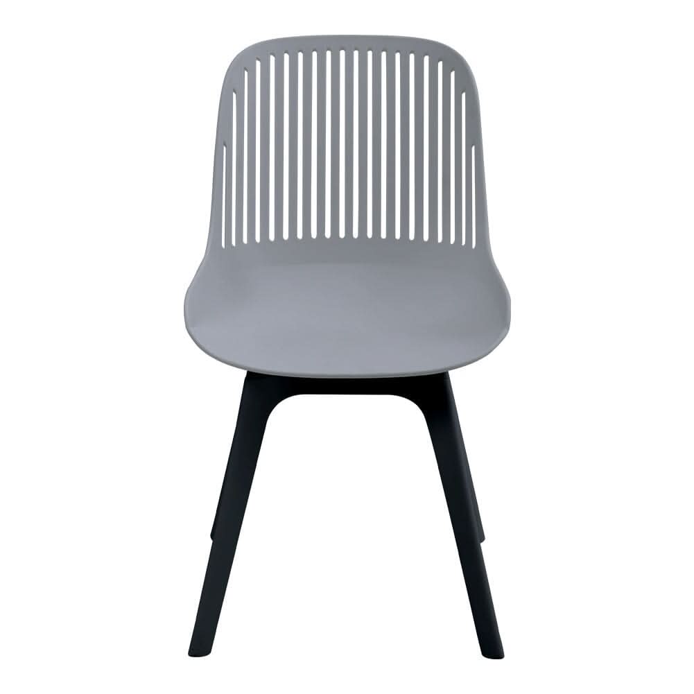 Classic White Plastic Chair, Set of Four, Durable and Lightweight