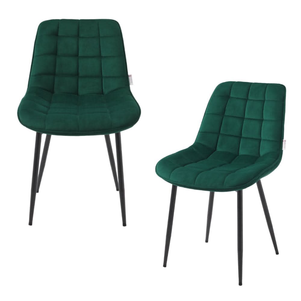 Green Upholstered Dining Chair Modern Comfort Seating
