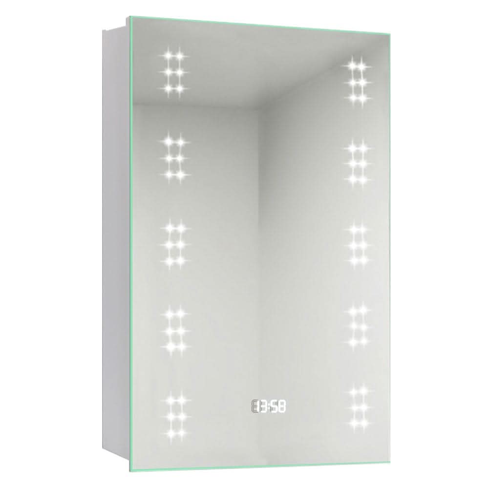 700x500MM LED Illuminated Mirror Cabinet with Shaver Socket&Demister Pad