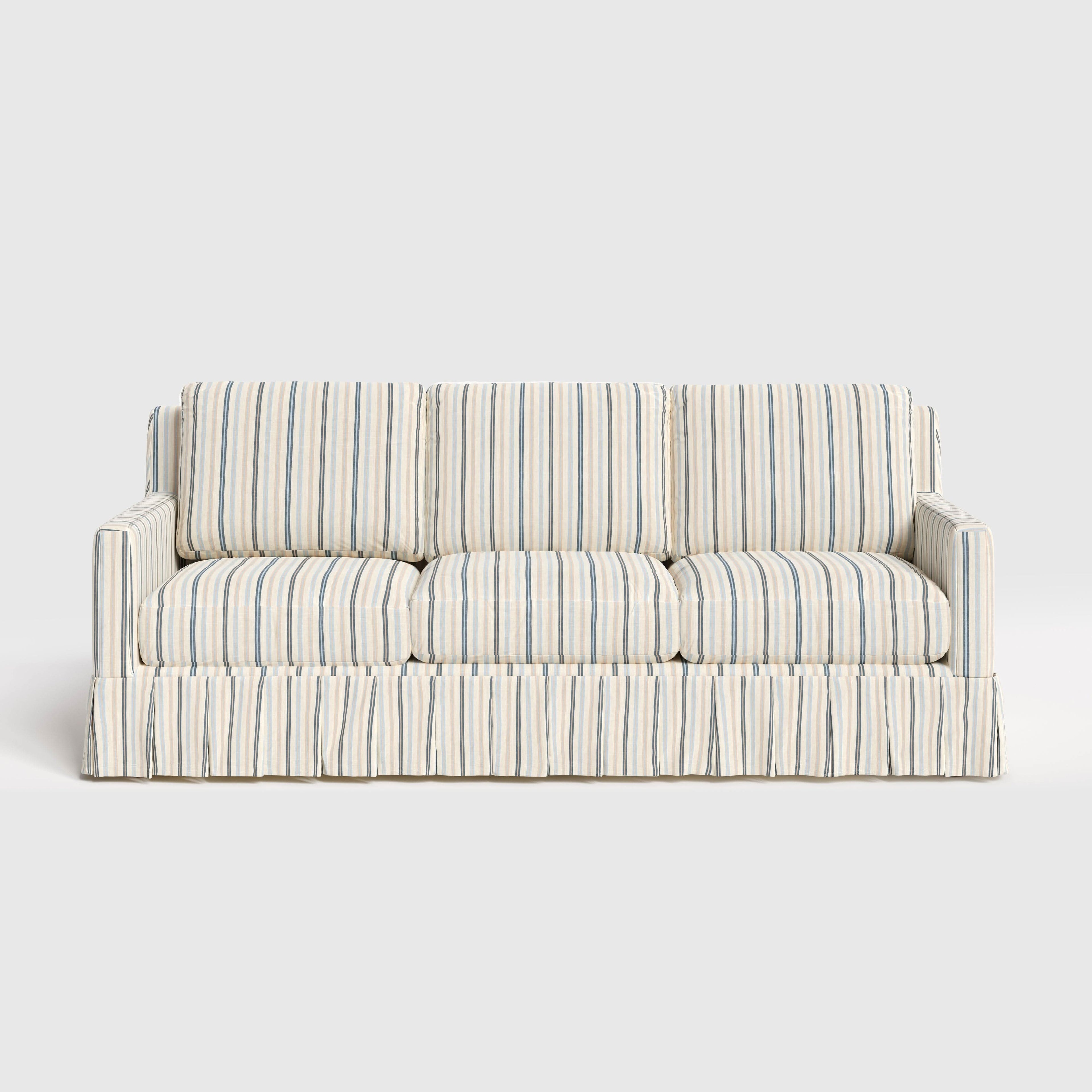 Cottonfy Minimalist Stylish Detachable Striped and Checkered Pattern Sofa