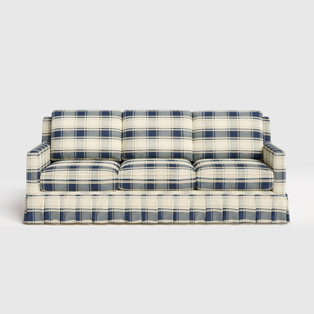 Cottonfy Classic Checked Sofa with Removable Covers