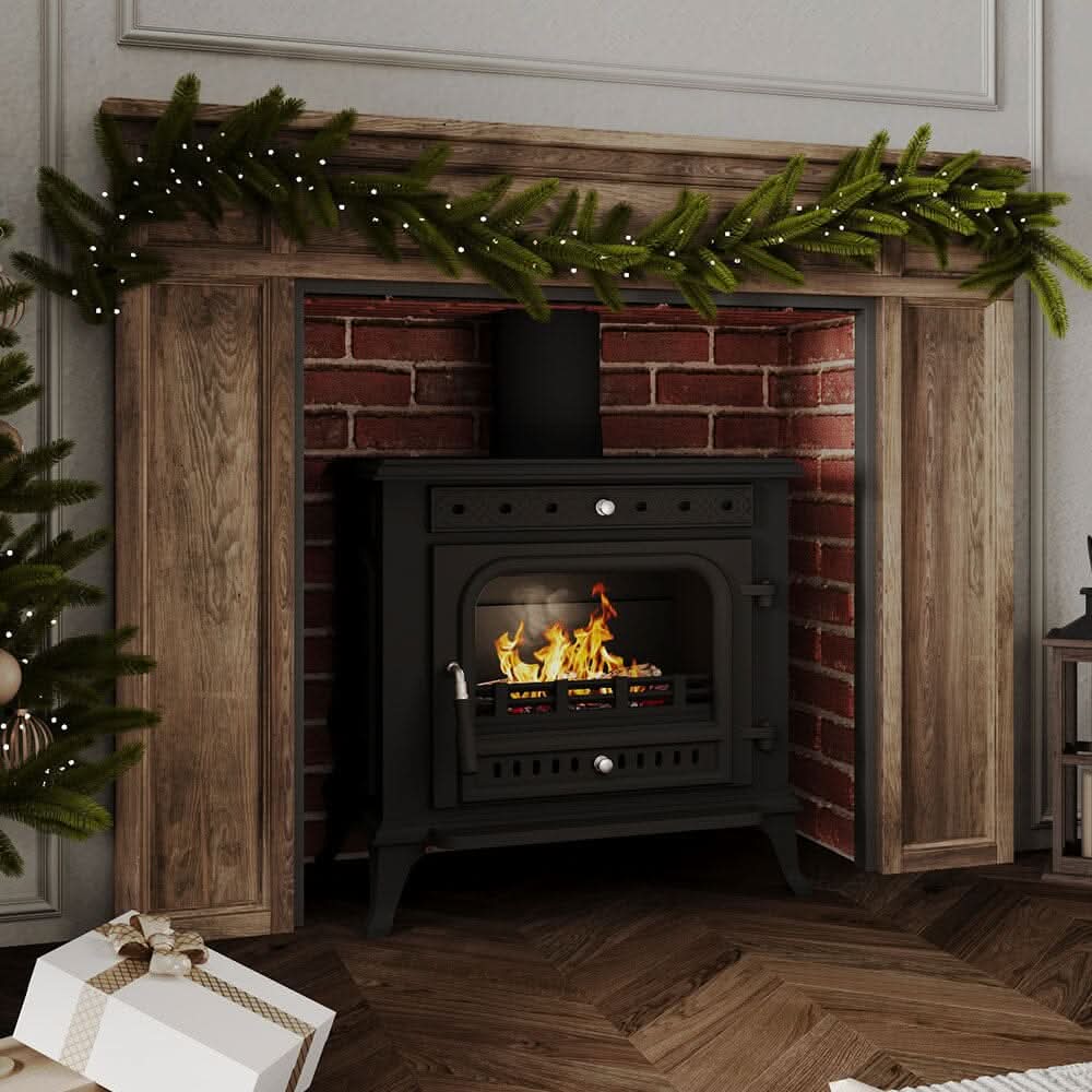 Victorian Cast Iron Fireplace Insert | DEFRA Approved for UK Smoke Control Areas