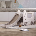 2 In 1 Indoor Kids Bus Toddlers Safety Climber Playset with Slide