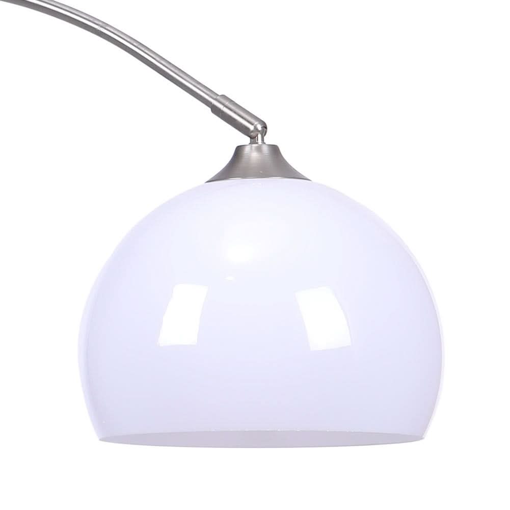 4ft-5ft Adjustable Arch LED Floor Lamp with Marble Base
