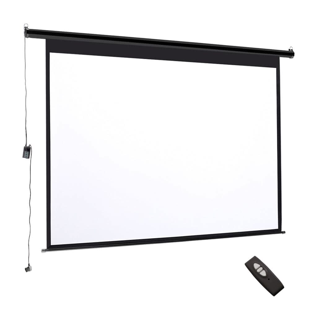 Motorized Electric Projector Screen with Remote Control