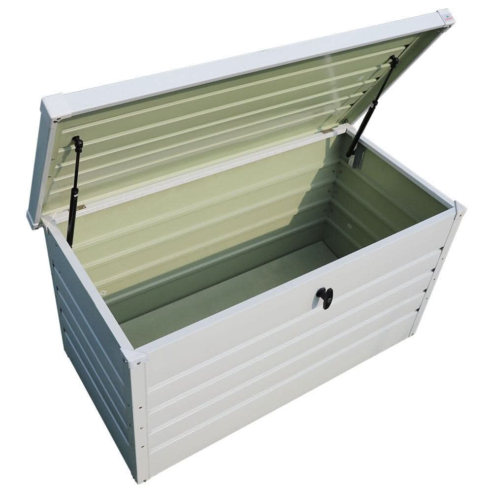 350L Steel Garden Steel Box  Patio Waterproof Storage Box
