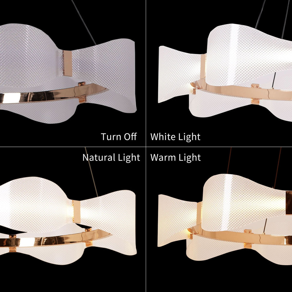 Lightsin Modern Minimalist Acrylic Ring Pendant Light