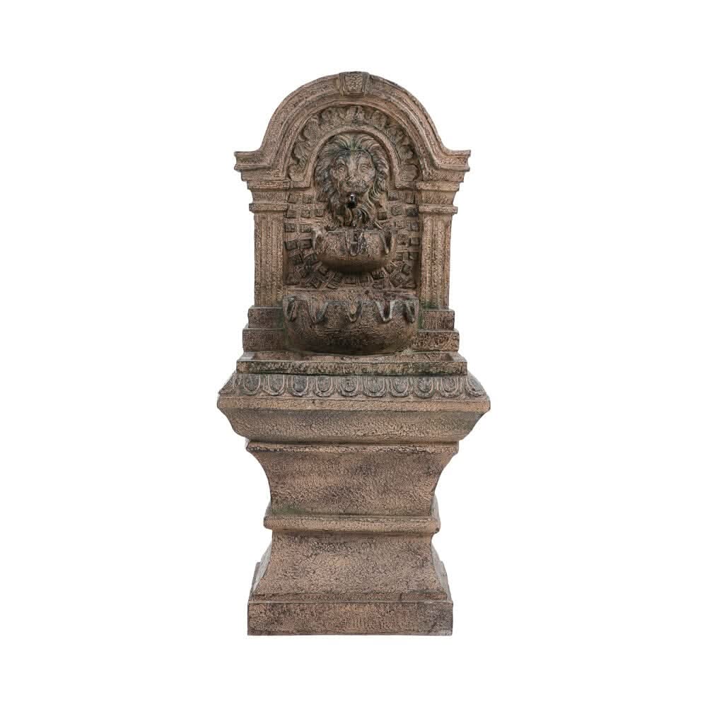 Outdoor Fountain Solar-Powered Water Rockery Decor