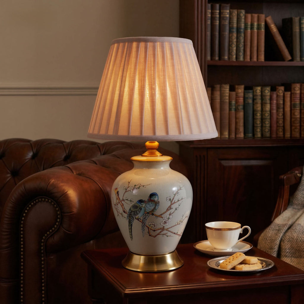 Lightsin Chinoiserie Hand-Painted Ceramic Table Lamp Collection