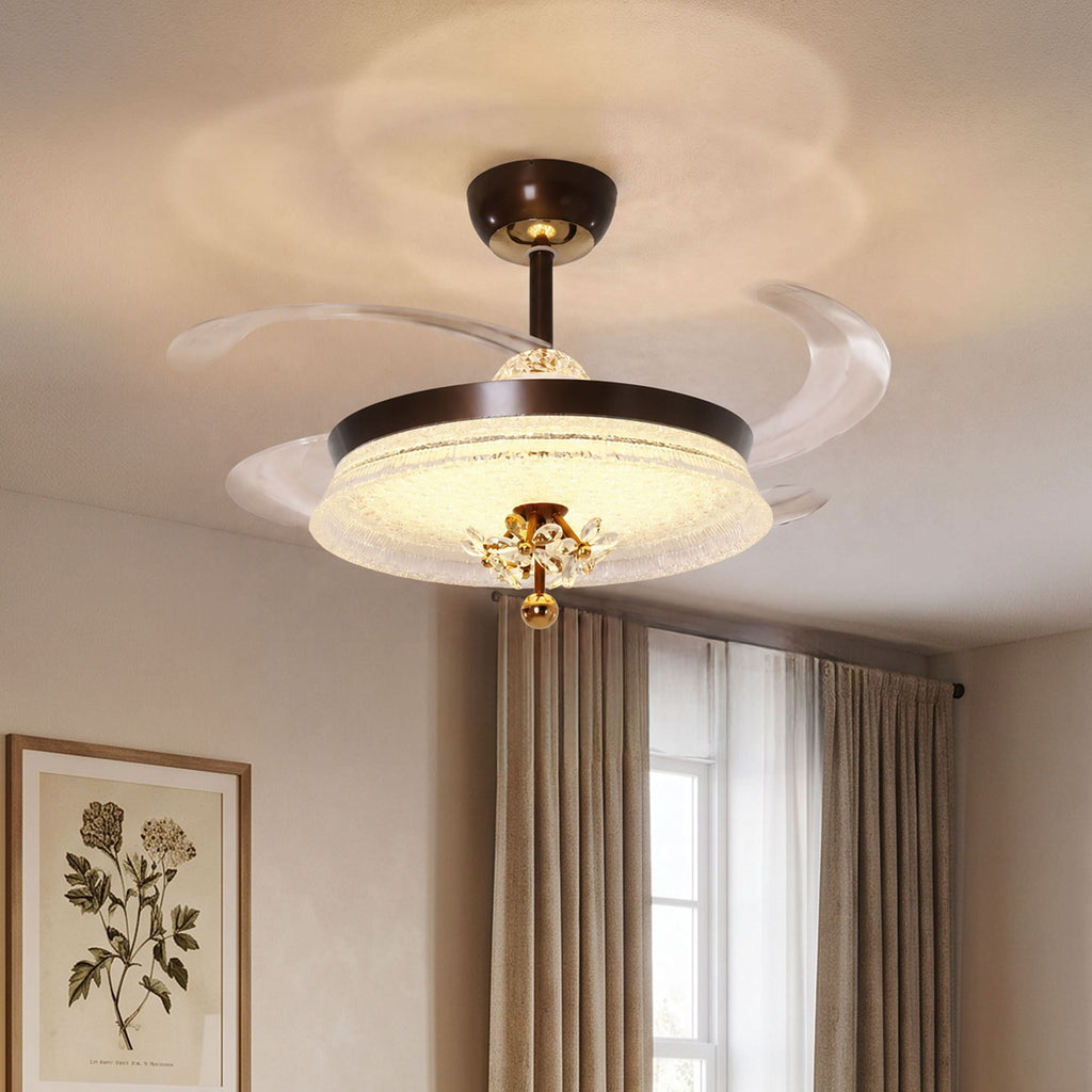 Lightsin 36 Inch Ceiling Fan with 6-Speed Remote and Reverse Motor