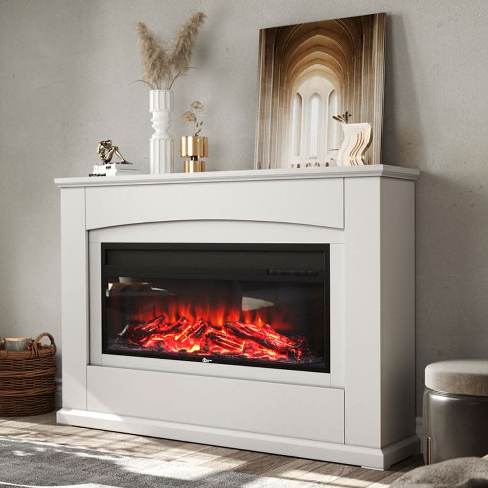 48 Inch Inset Electric Fireplace with LCD Display Freestanding Fireplaces