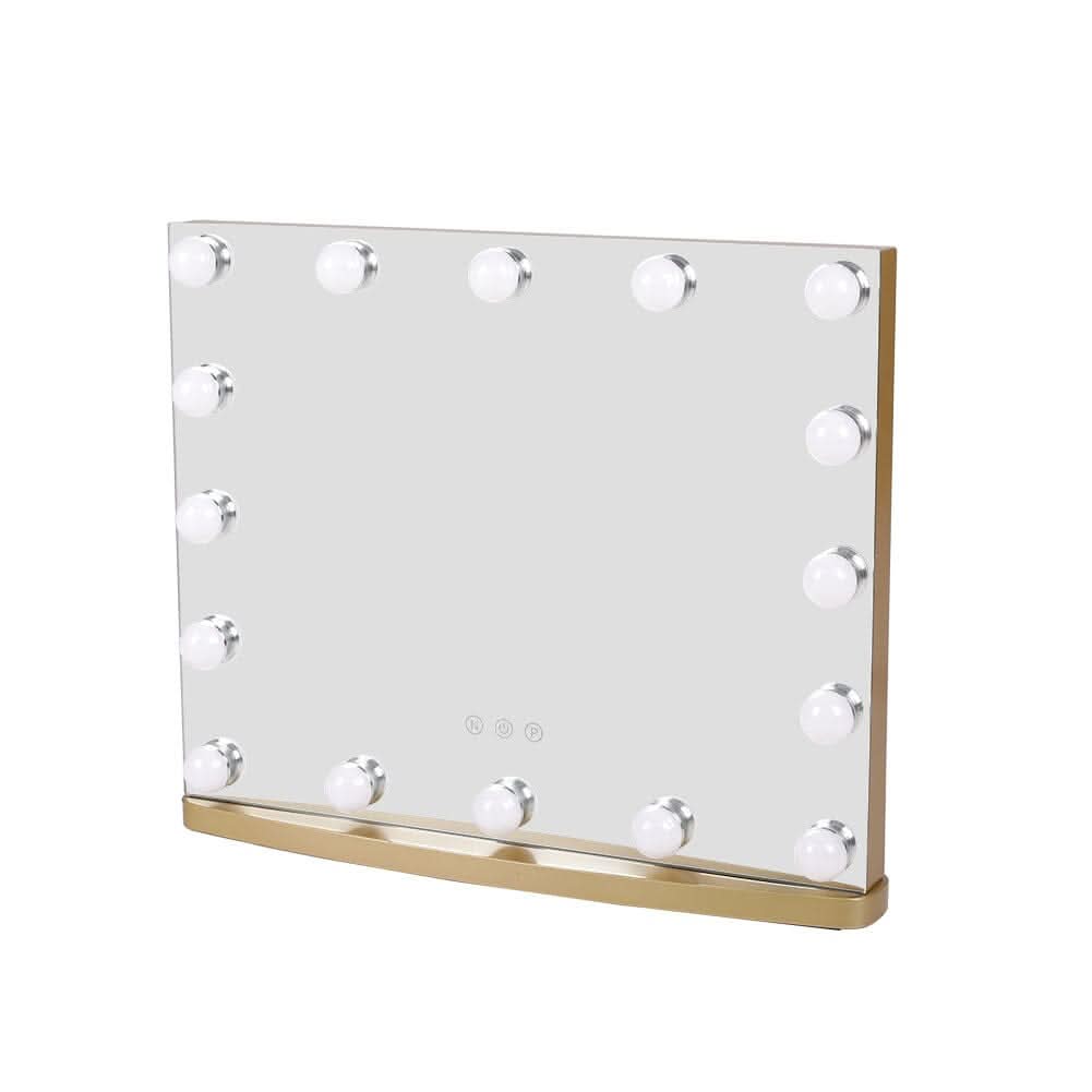 50cm W Rectangle Hollywood LED Lighted Cosmetic Mirror